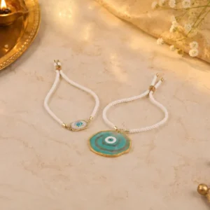 premium Ocean Aura Designer Couple Rakhi