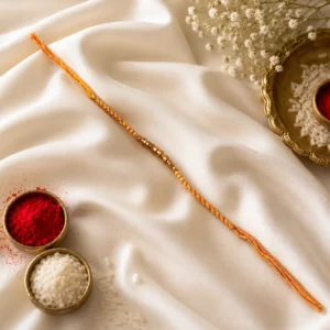 Premium Golden Harmony Rakhi