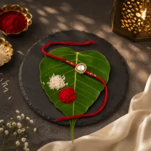Premium Kundan Rakhi
