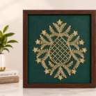 green_gold_frame_front_product_photo
